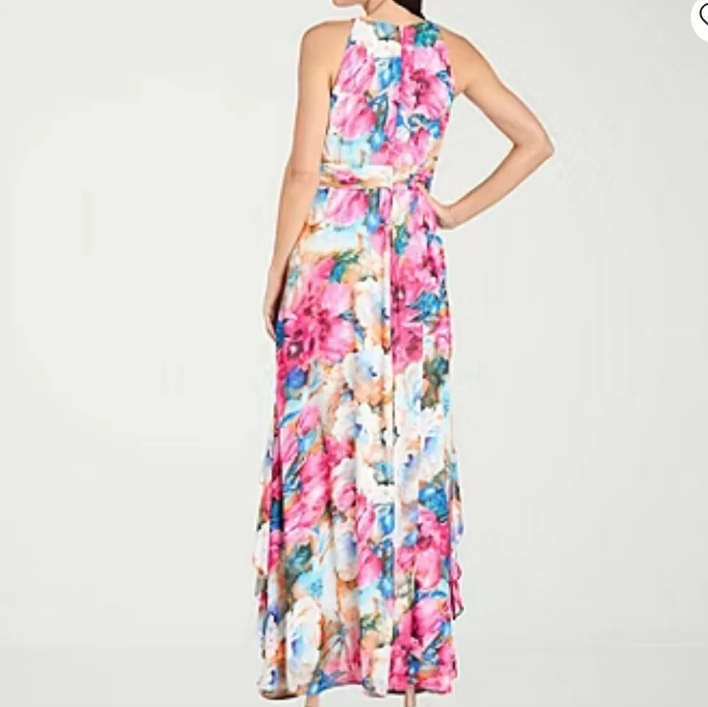 R&M Collection Floral Evening Gown - Picture 3 of 14